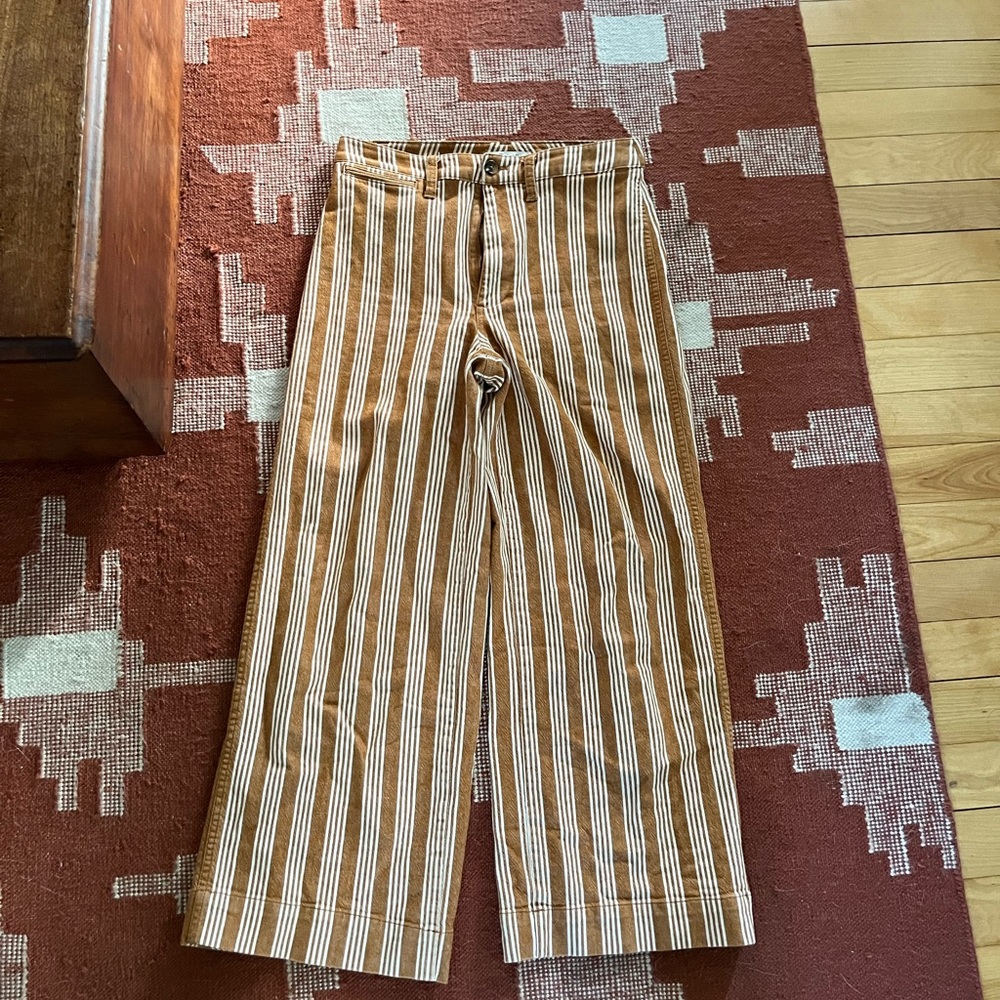 Emmett wide leg strip pants Tall 27